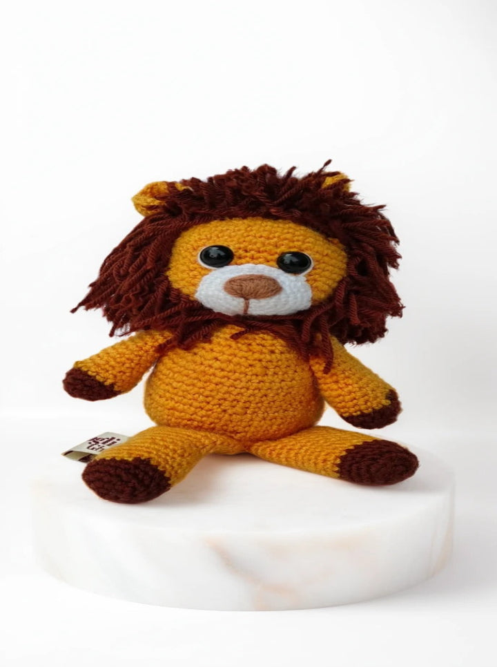Handmade Crochet Lion – Your Cuddly Jungle Buddy!