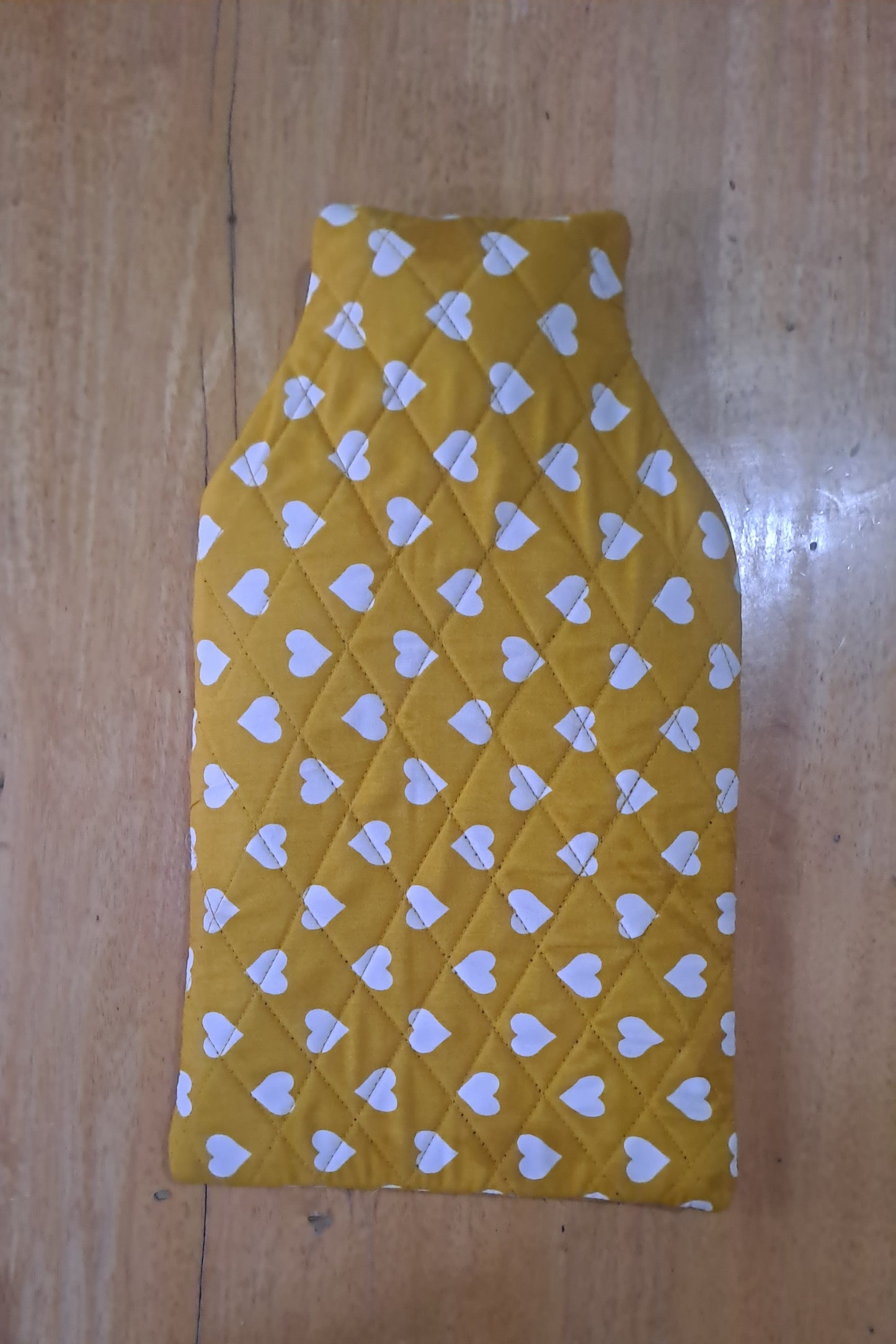 Hot Water Bag case (White Heart)