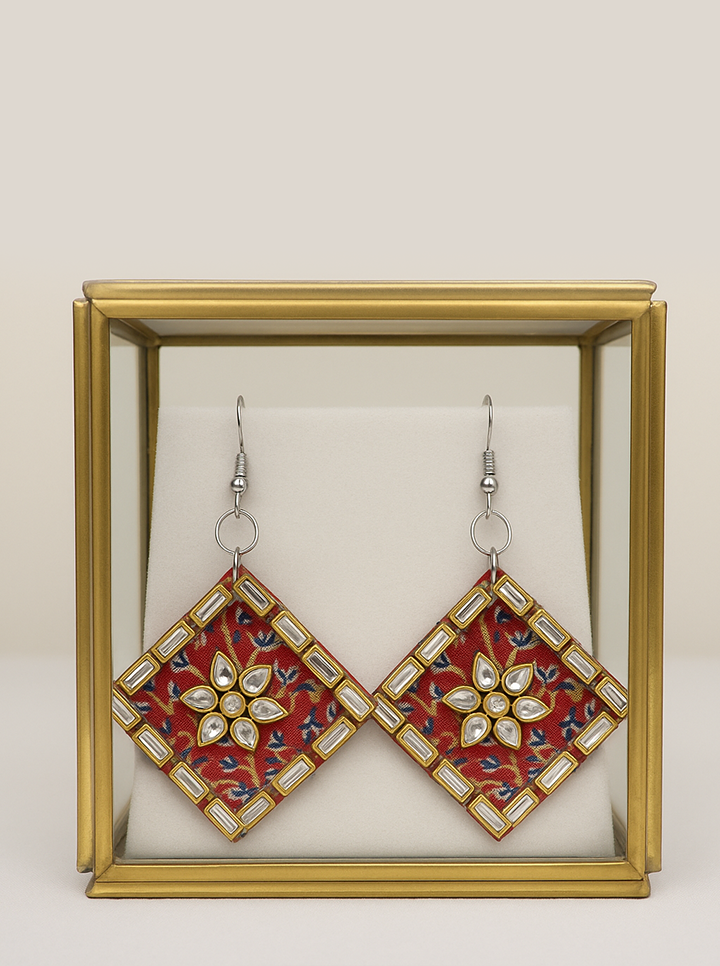Handmade Red Earrings – Bold & Beautiful Statement Jewelry
