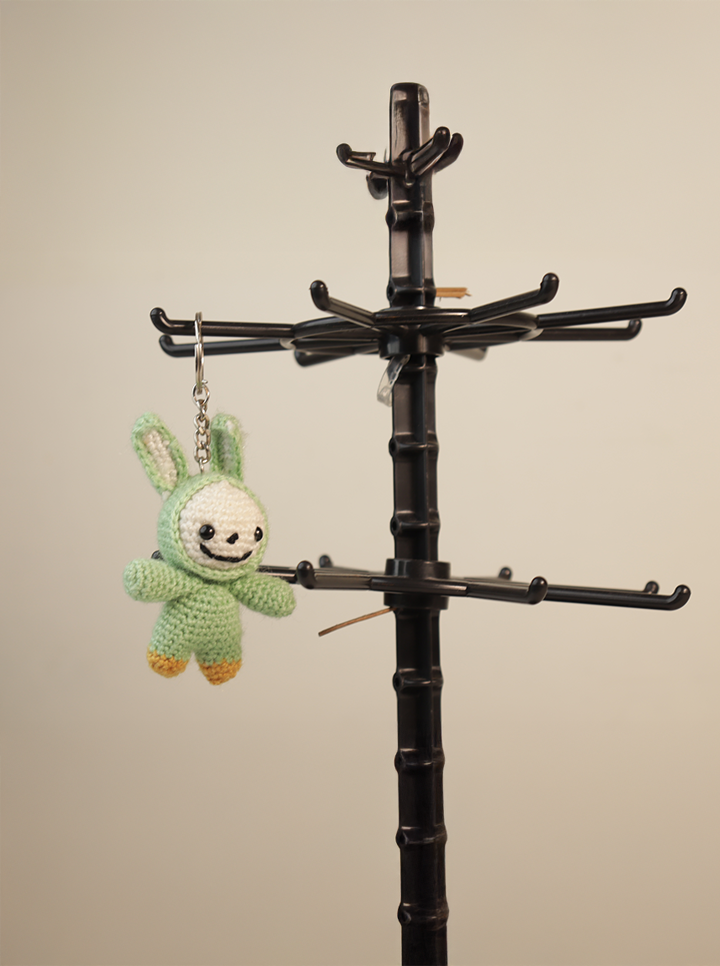 Handmade Crochet Labubu Keychain – Cute & Quirky Charm