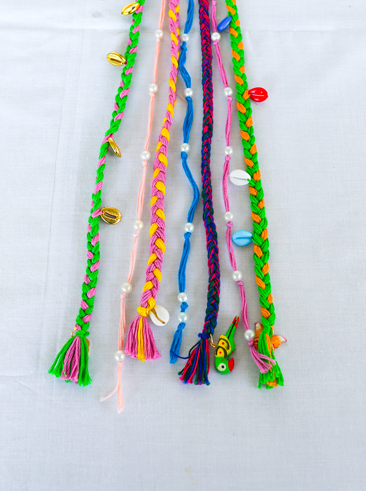 Handmade Hair Braid Accessory(12 braids)