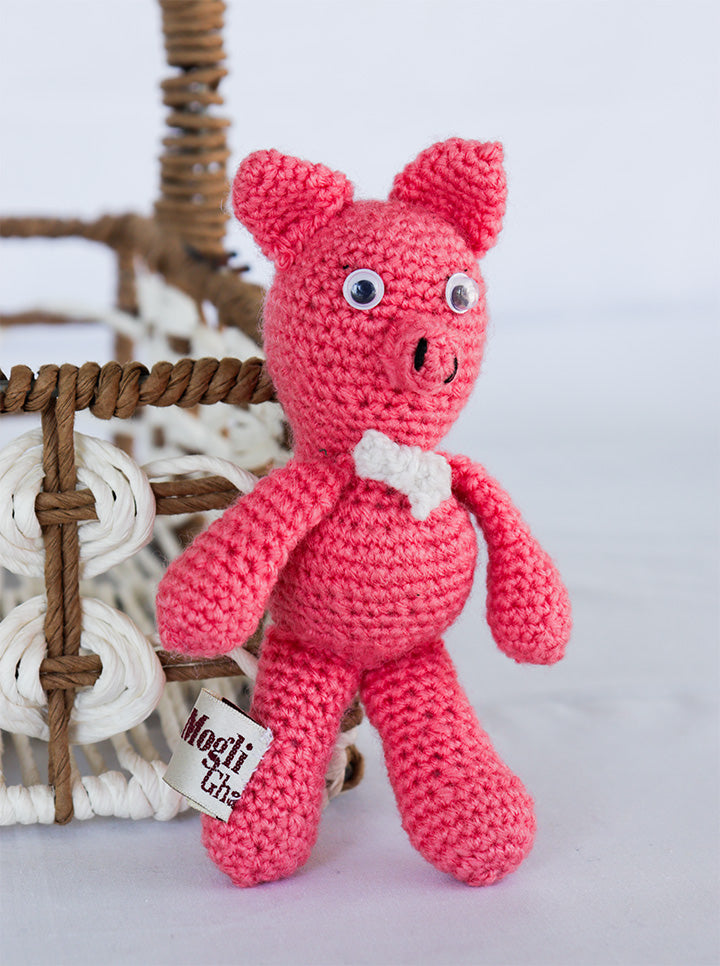 Handmade Crochet Peppy Pig – Cute & Cuddly