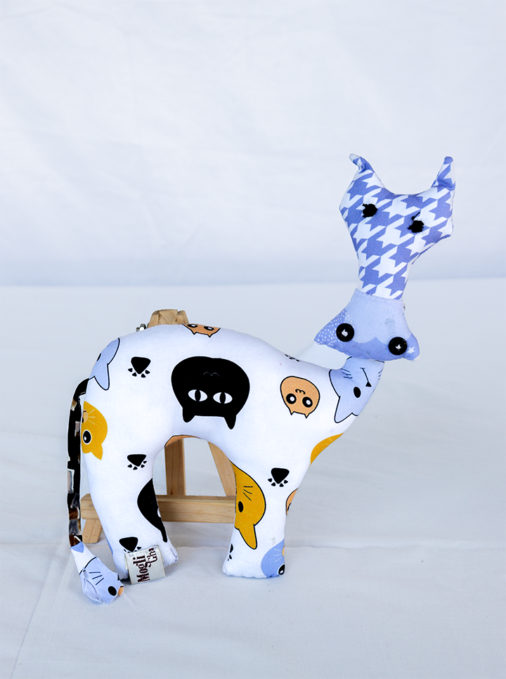 Cloth Handmade Cow Toy