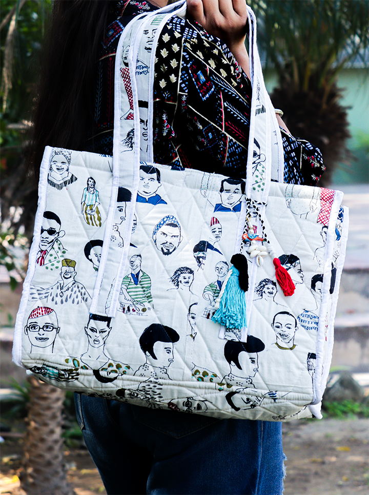 Handmade White Bag Combo – Elegant & Versatile
