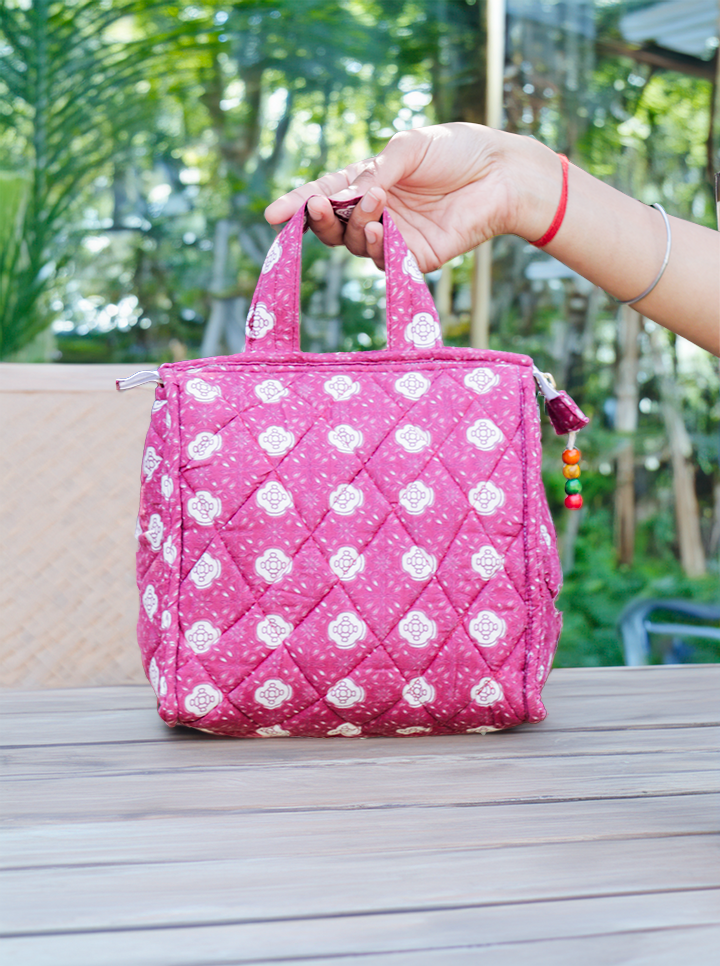 Handmade Handbag – Stylish & Eco-Friendly Tote/Lunch Box Carry Bag