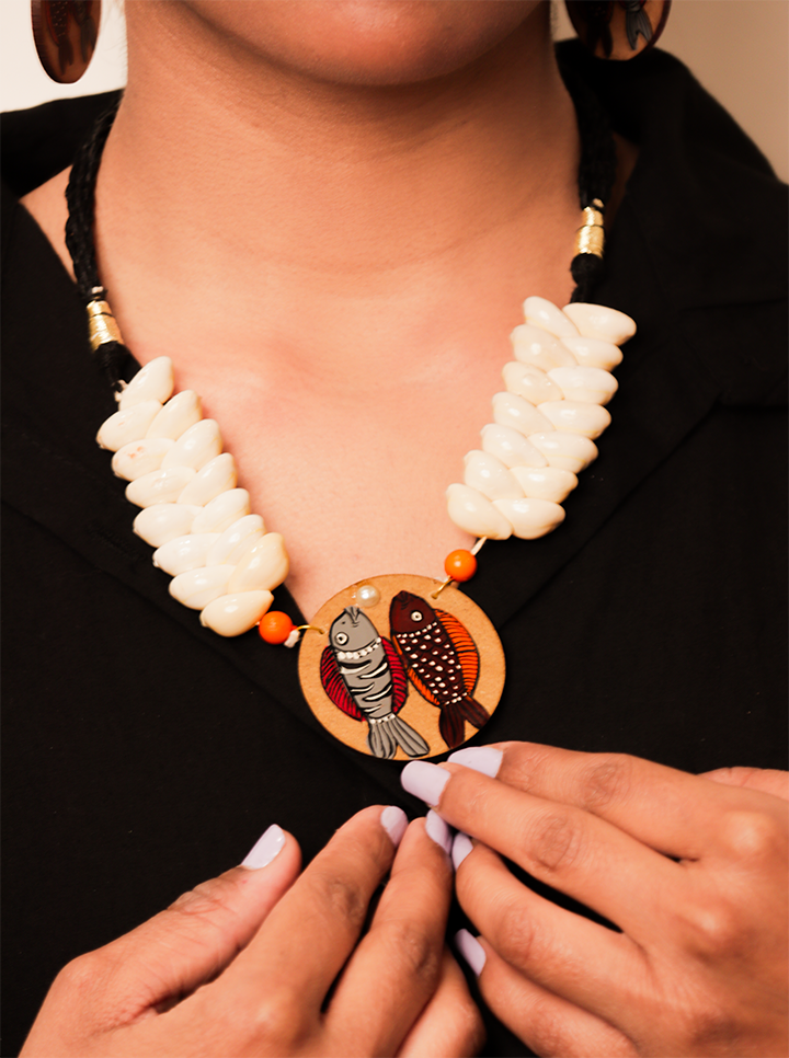 Handcrafted Pattachitra Jewelry Set