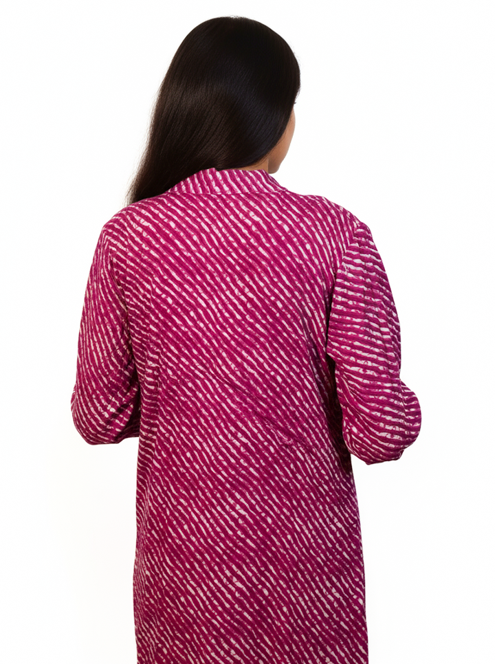 Magenta Handcrafted Kurti