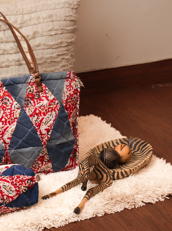 Handmade Patchwork Bag Set