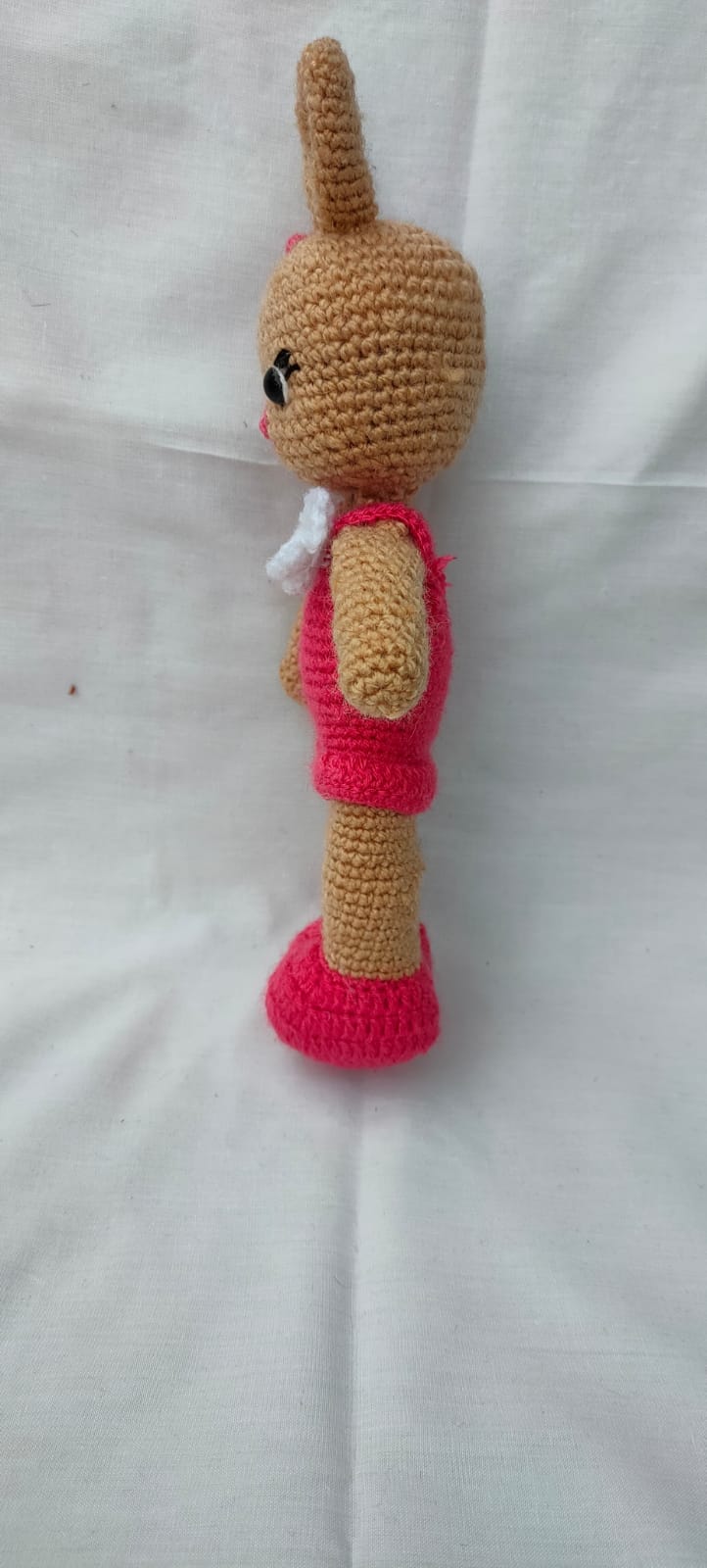 Handmade Crochet Girl Rabbit – A Bundle of Cuteness (Pink Dress)