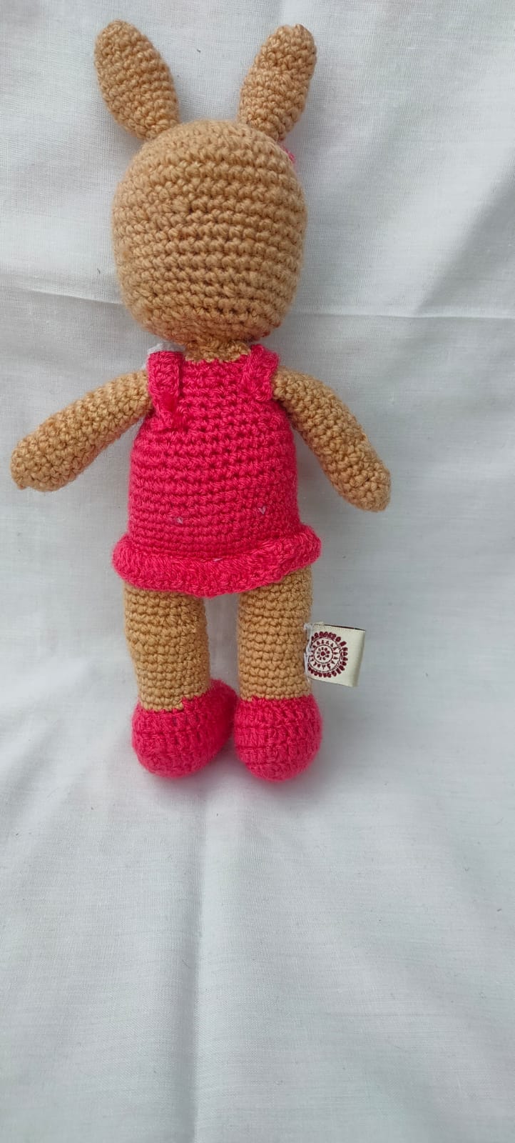 Handmade Crochet Girl Rabbit – A Bundle of Cuteness (Pink Dress)