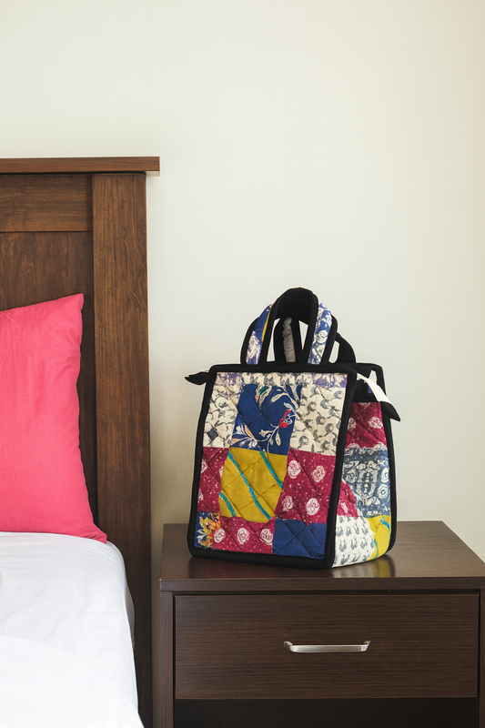 Handmade Quilted Lunch Box Carry Bag