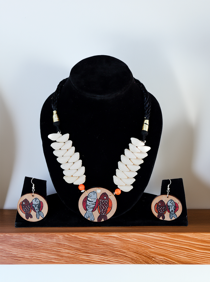 Handcrafted Pattachitra Jewelry Set