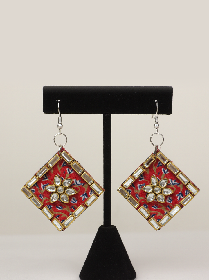 Handmade Red Earrings – Bold & Beautiful Statement Jewelry