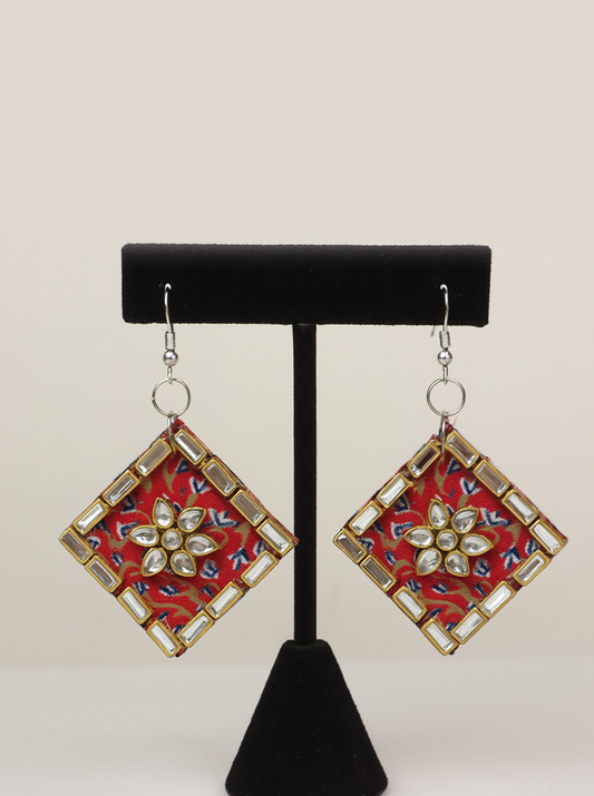 Handmade Red Earrings – Bold & Beautiful Statement Jewelry