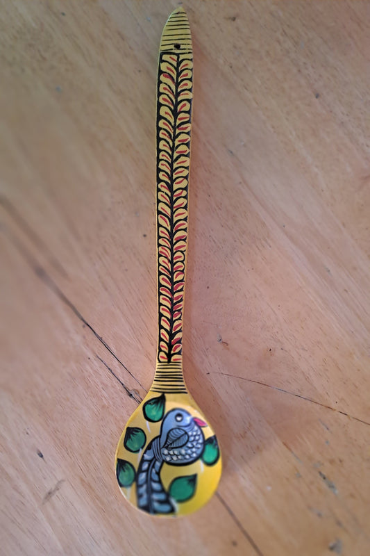 Handmade Pattachitra Wooden Spoon