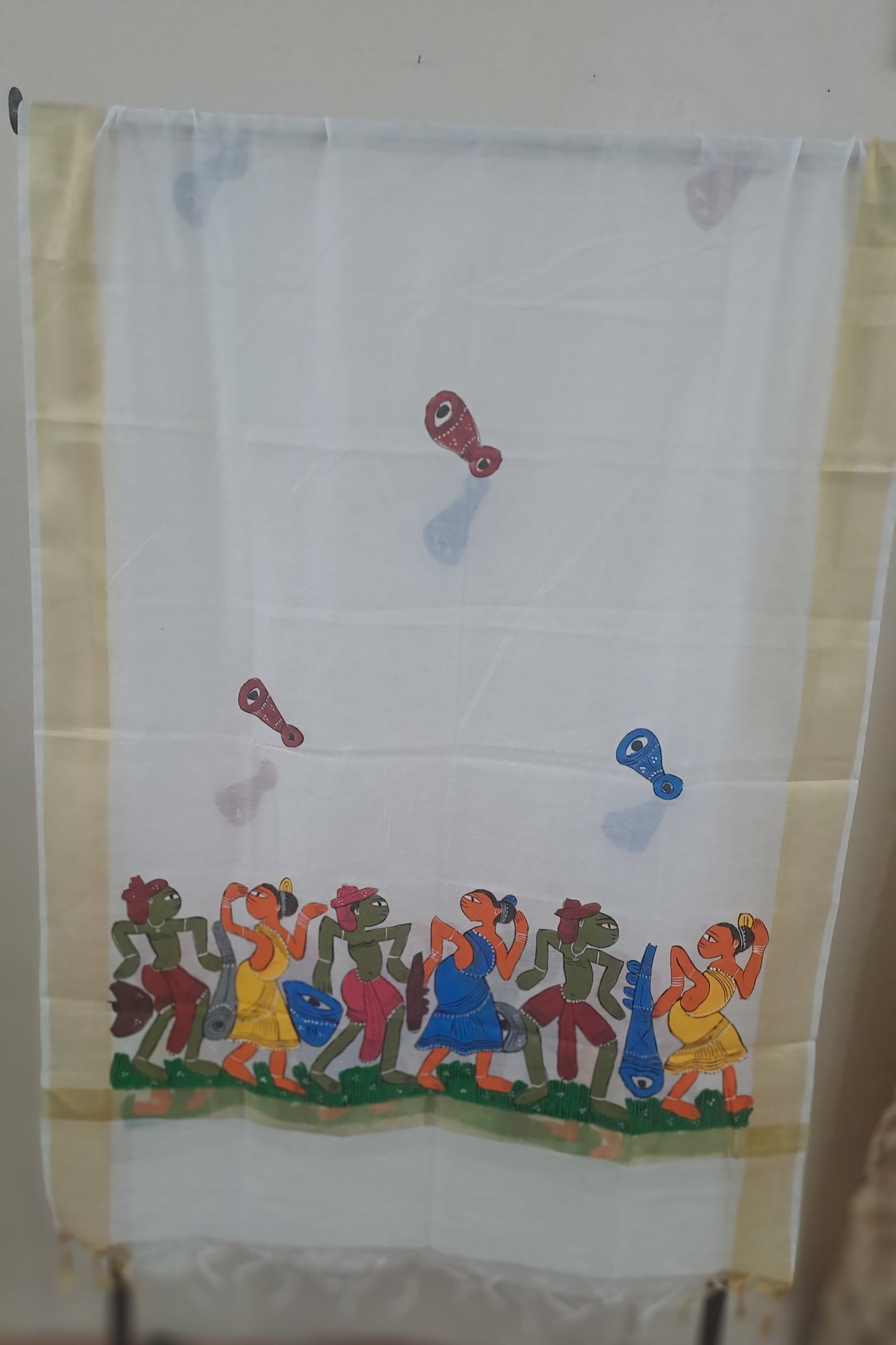 Handmade Pattachitra Dupatta