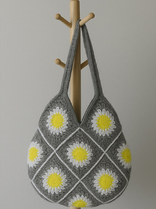 Handmade Wool Crochet Bag – Stylish & Unique