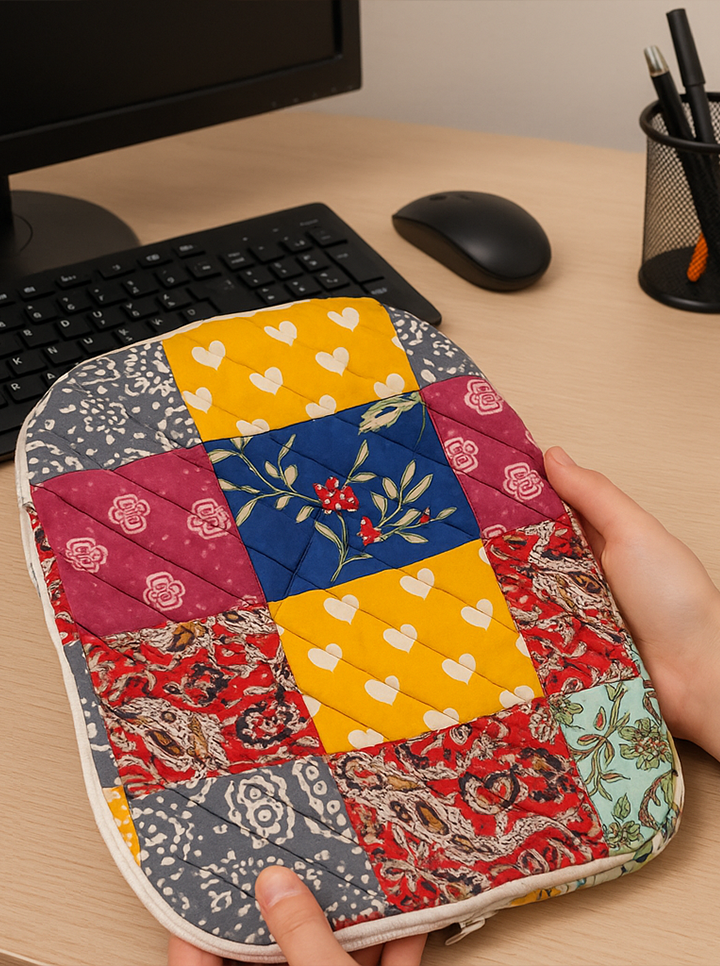 Handmade Quilted MacBook Cover