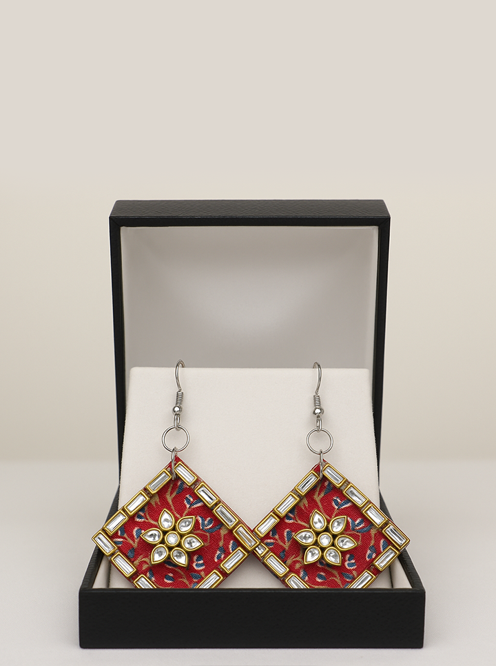 Handmade Red Earrings – Bold & Beautiful Statement Jewelry