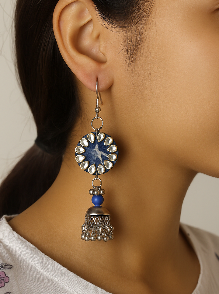 Handmade Blue Earrings – Elegant & Stylish Accessory