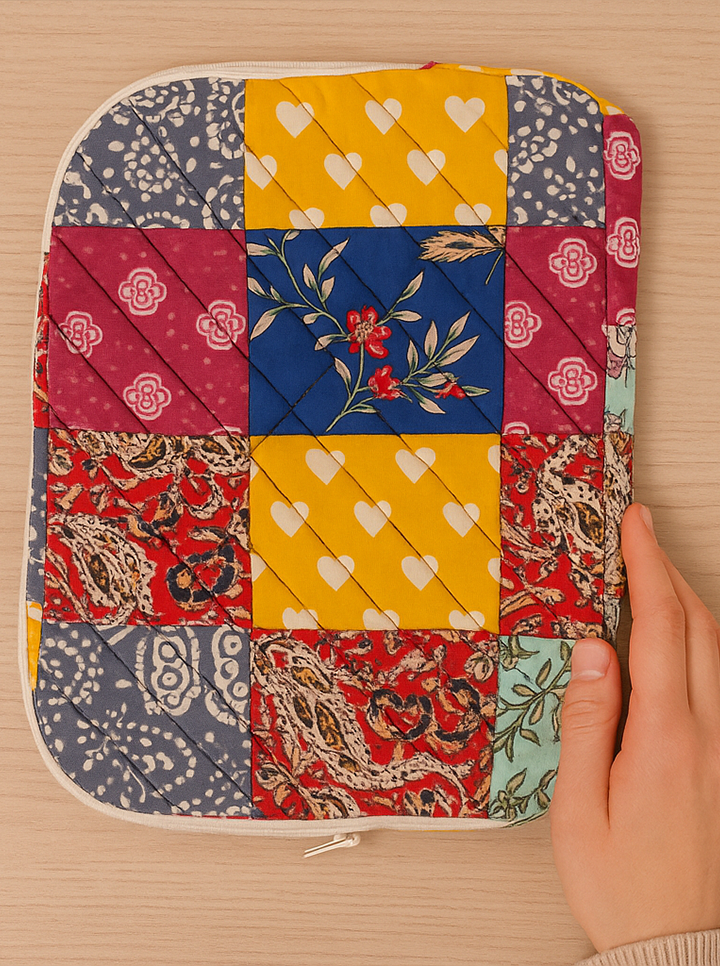 Handmade Quilted MacBook Cover