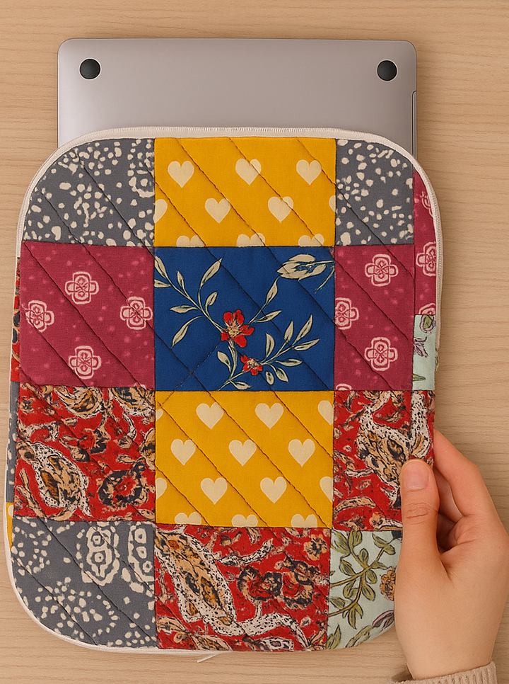 Handmade Quilted MacBook Cover