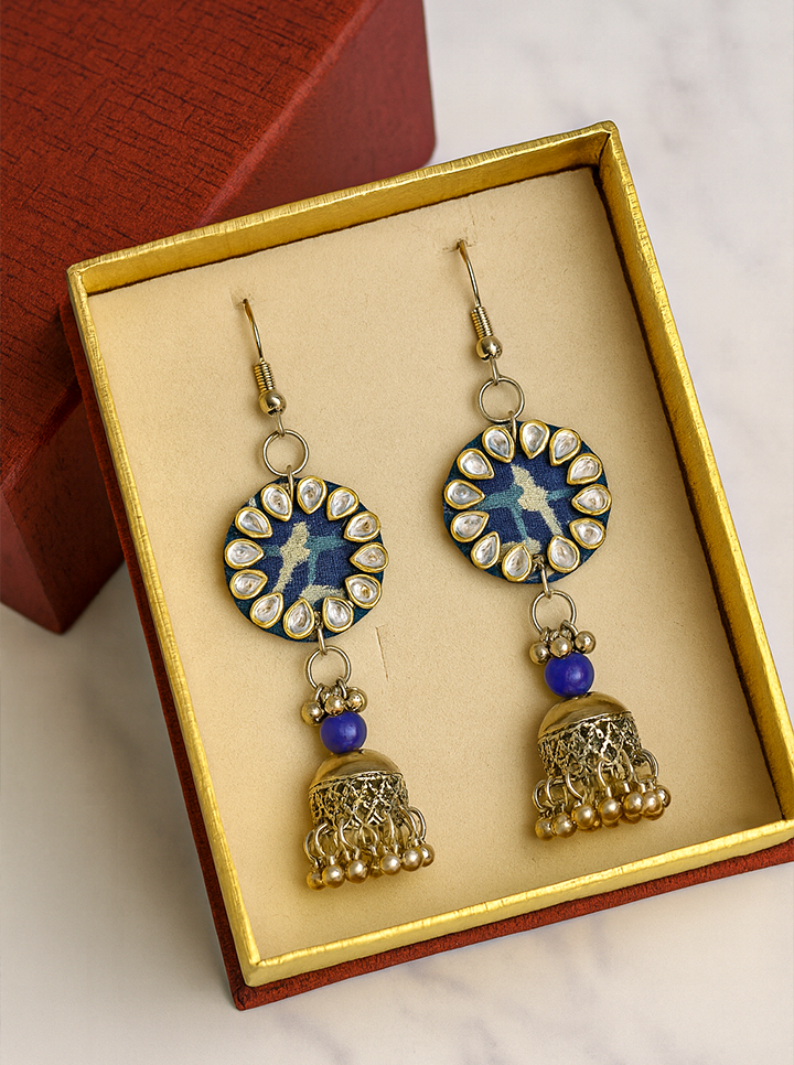 Handmade Blue Earrings – Elegant & Stylish Accessory