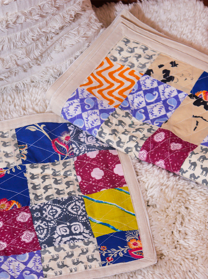 Handmade Patchwork Table Mat & Runner Set