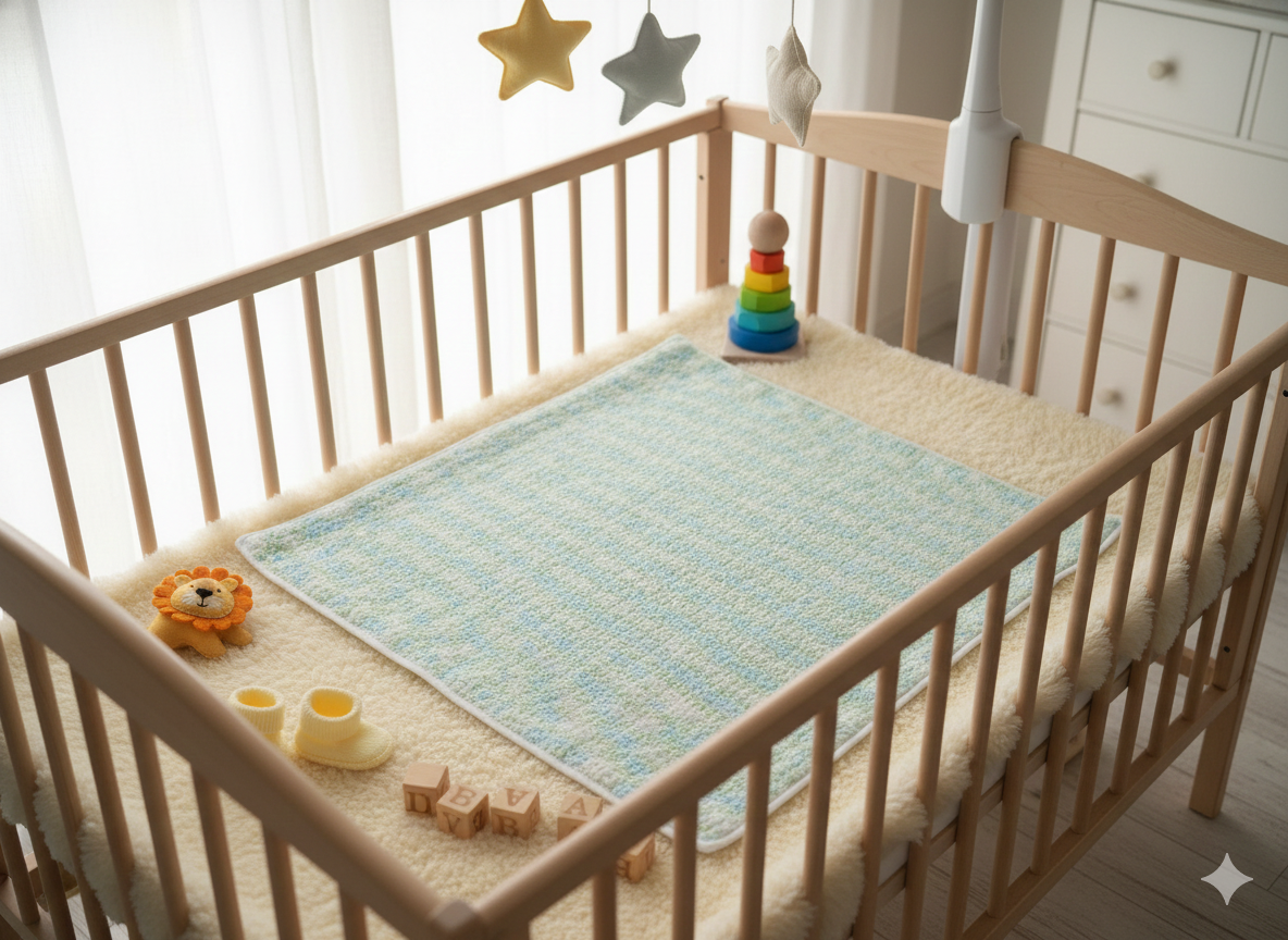 Handmade Woolen Baby Mat – Soft & Cozy Comfort