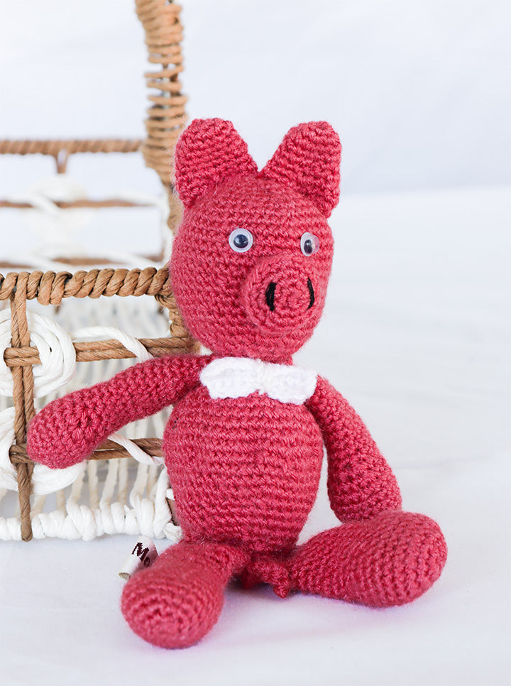 Handmade Crochet Peppy Pig – Cute & Cuddly