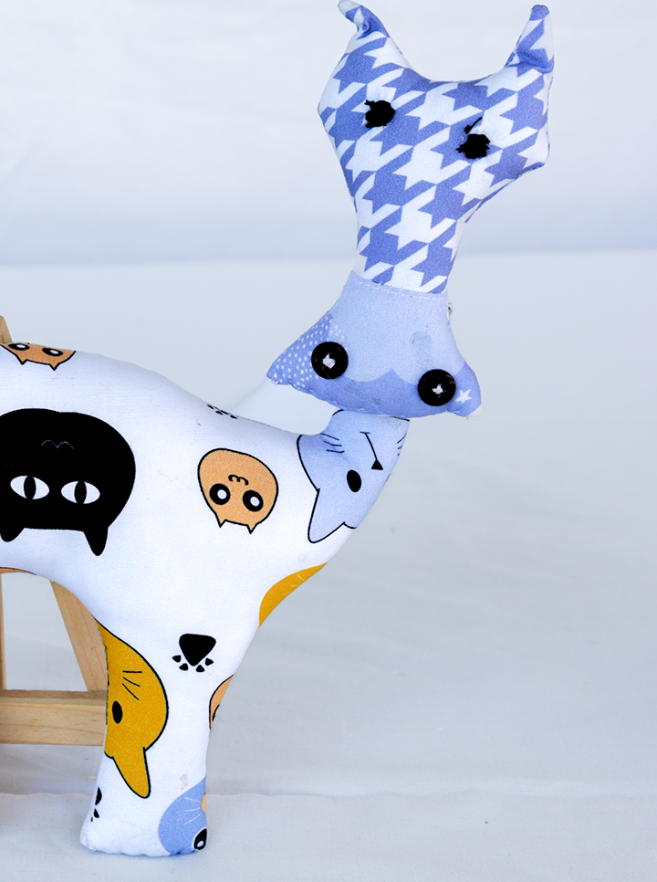 Cloth Handmade Cow Toy