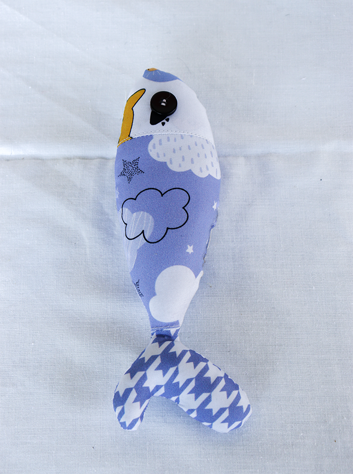 Handmade Cloth Stuffed Fish Toy