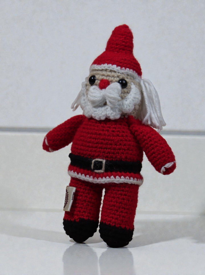 Handmade Crochet Small Santa Claus