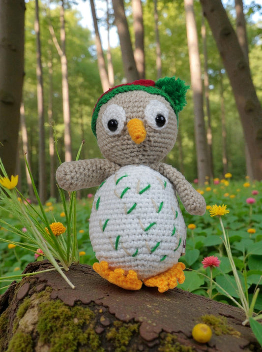 Handmade Crochet Owl Plush