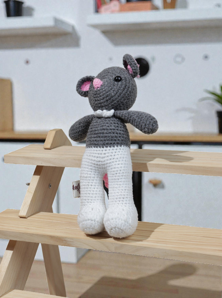 Handmade Crochet Mouse Doll