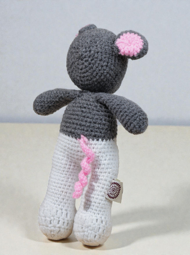 Handmade Crochet Mouse Doll