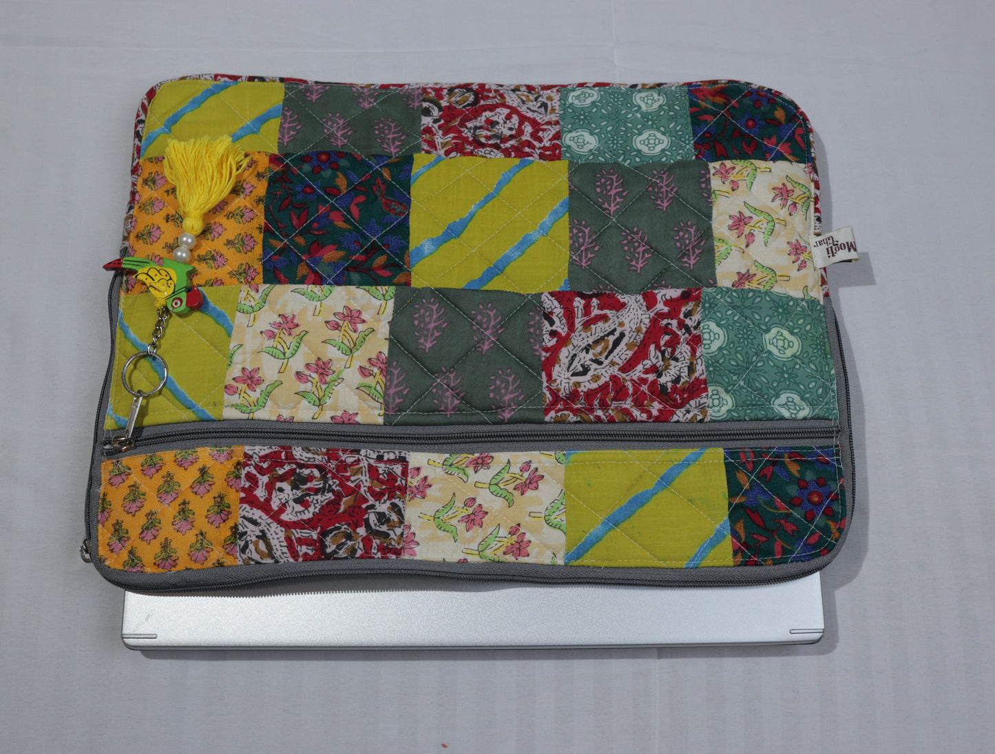 Handmade Quilted Patchwork Laptop Cover