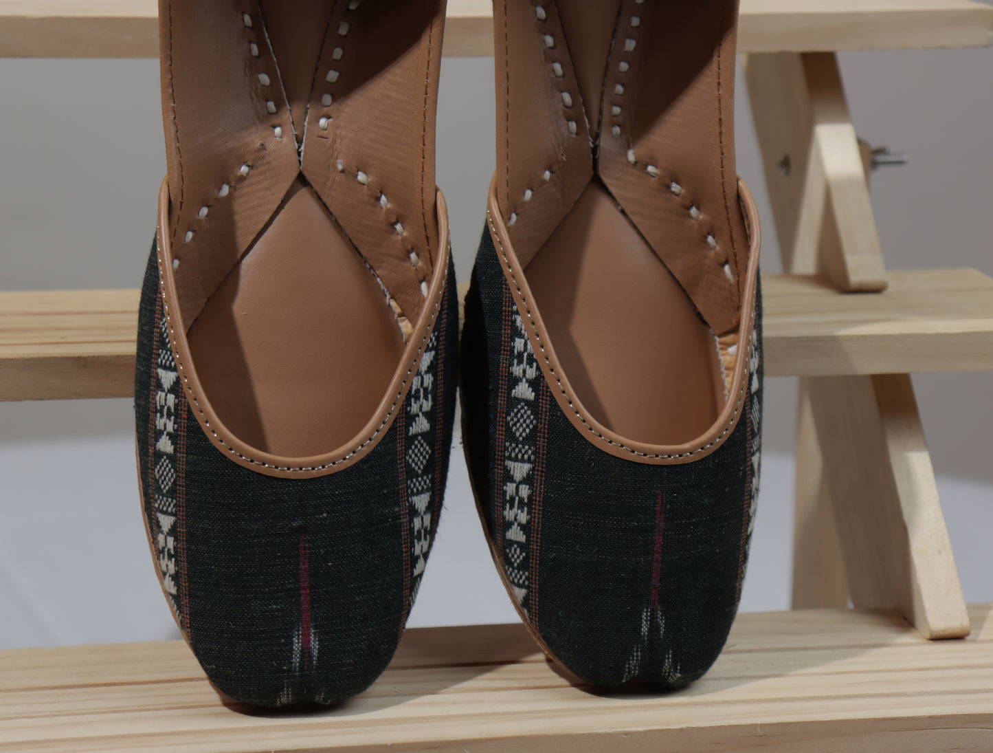 Midnight Ikat Juttis – Elegant. Versatile. Handcrafted.