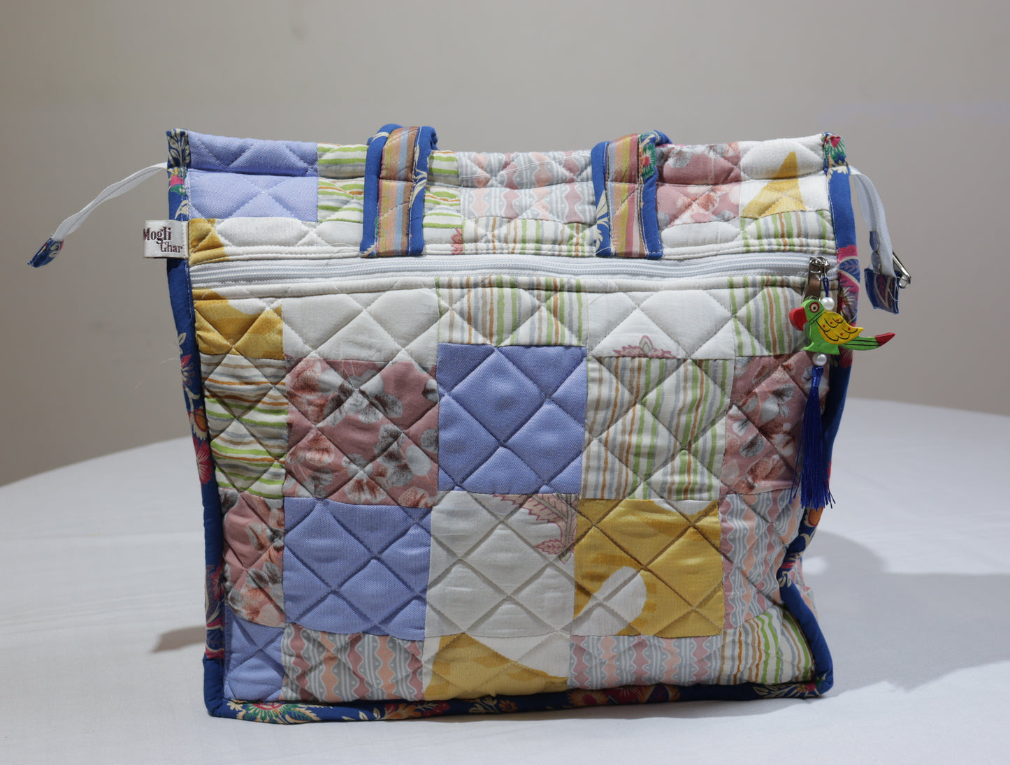 Handmade Quilted Patchwork Tote Bag