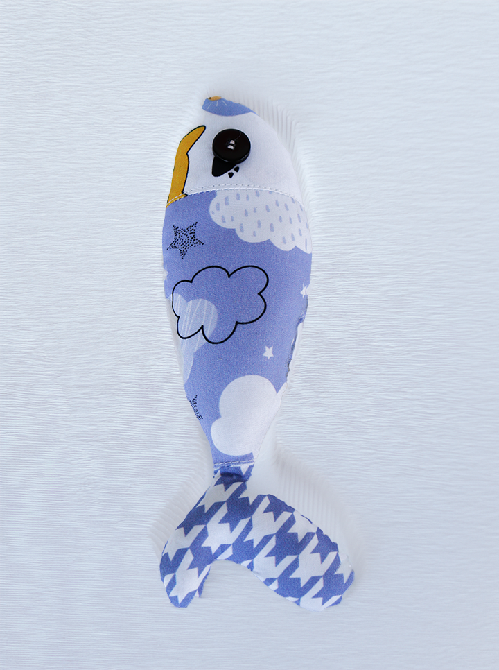 Handmade Cloth Stuffed Fish Toy