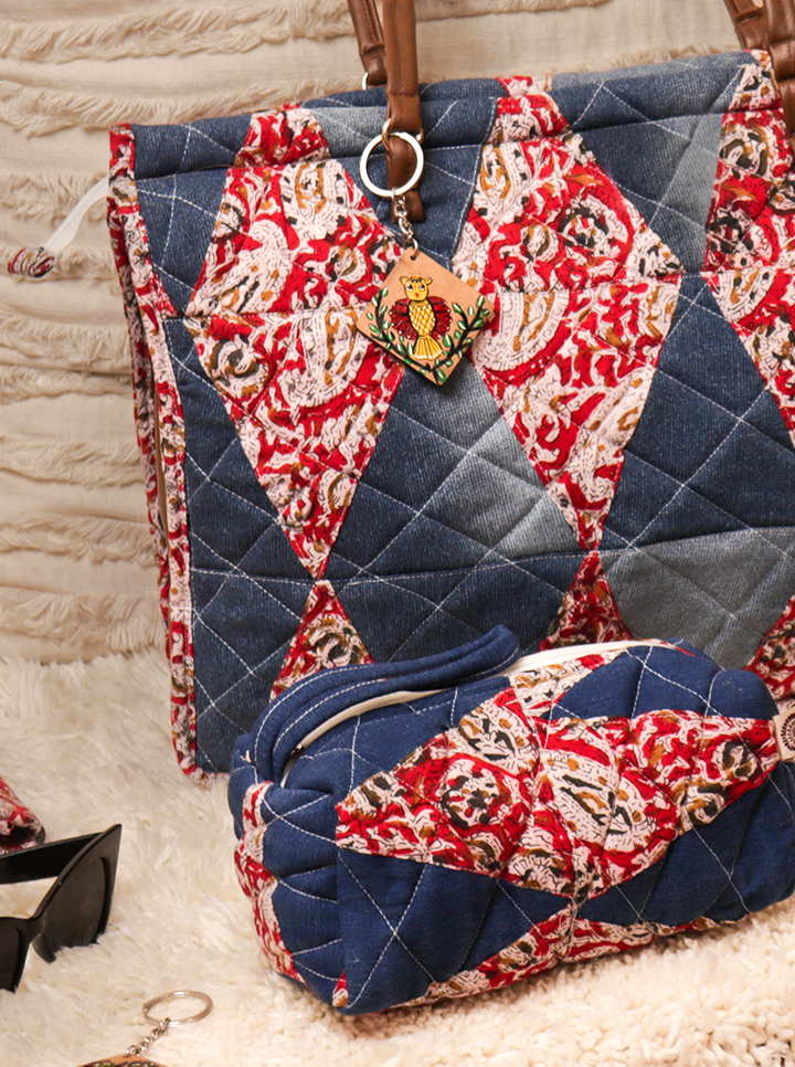 Handmade Patchwork Bag Set