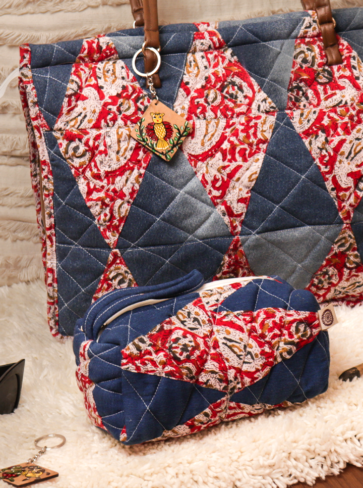 Handmade Patchwork Bag Set