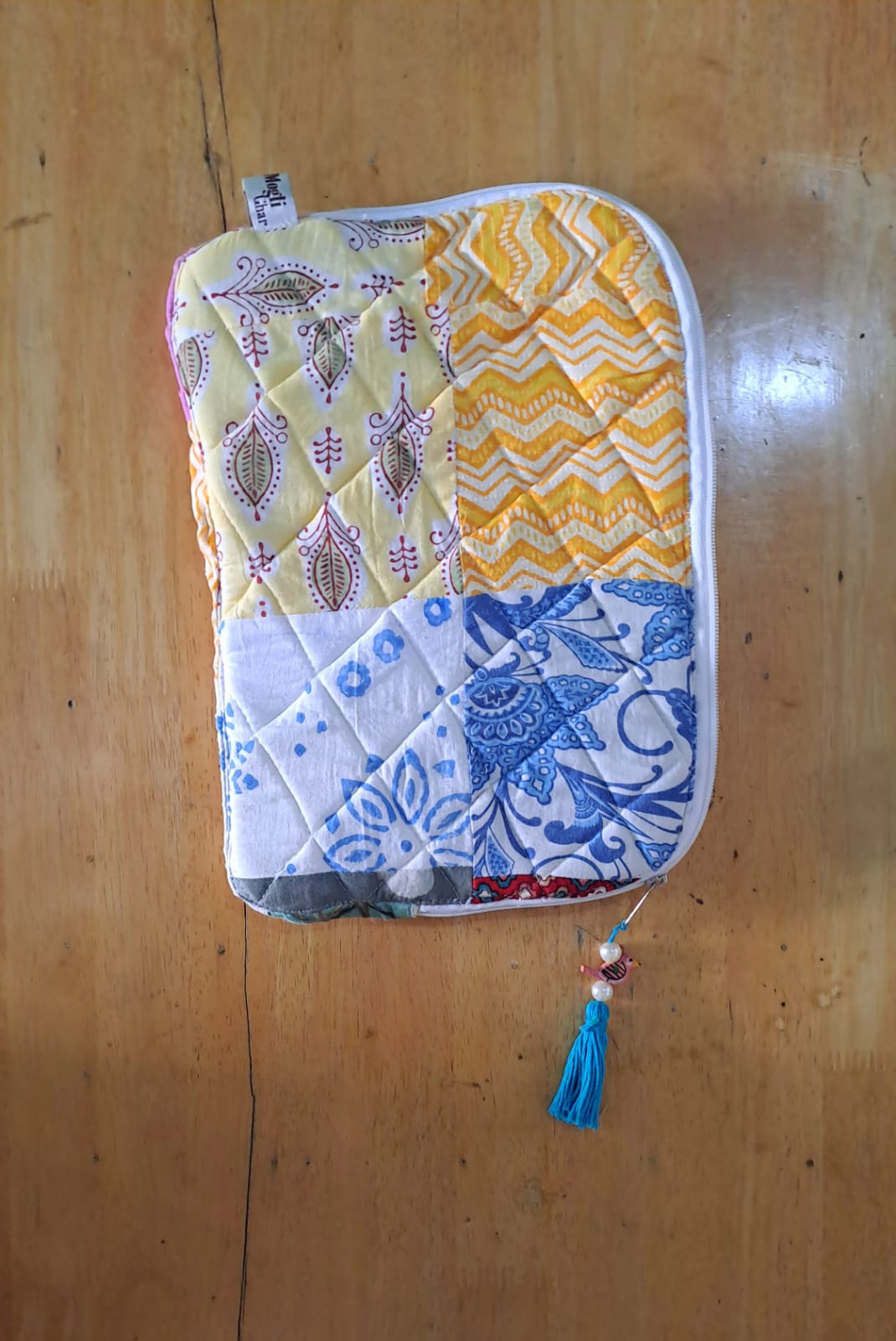 Handmade Quilted Tablet Sleeve – Patchwork Design