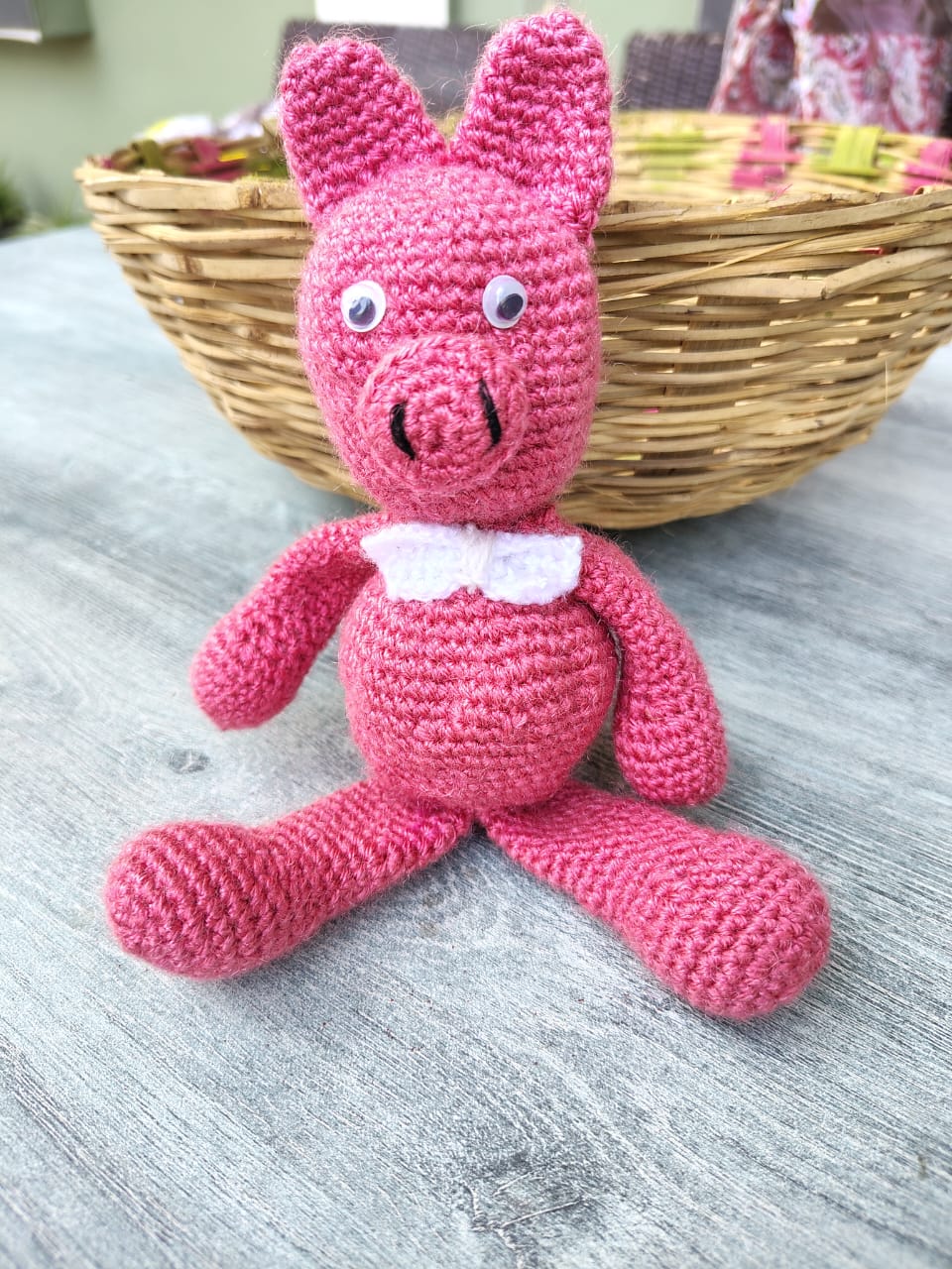 Handmade Crochet Peppy Pig – Cute & Cuddly