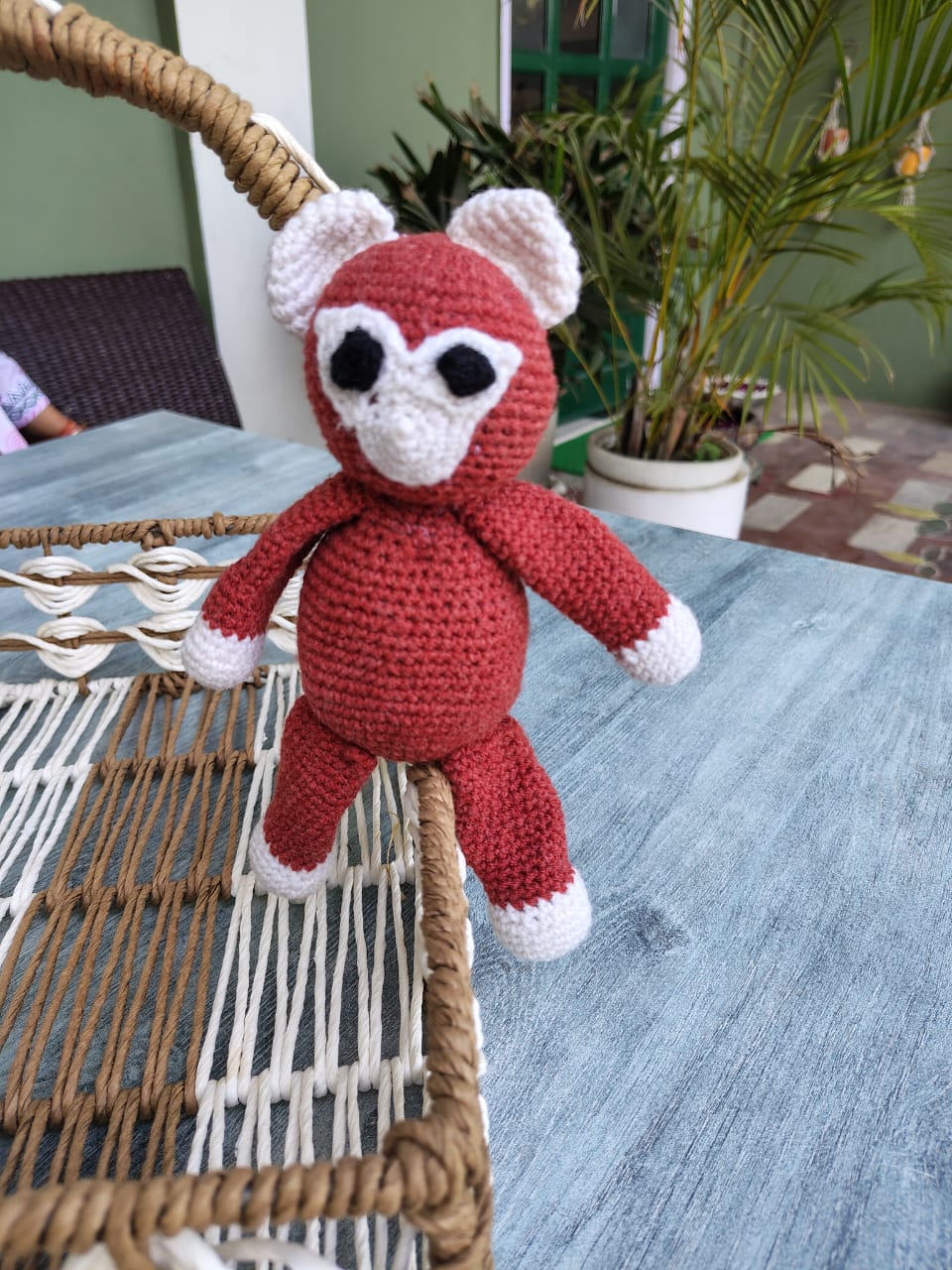 Handmade Crochet Monkey – Playful & Adorable