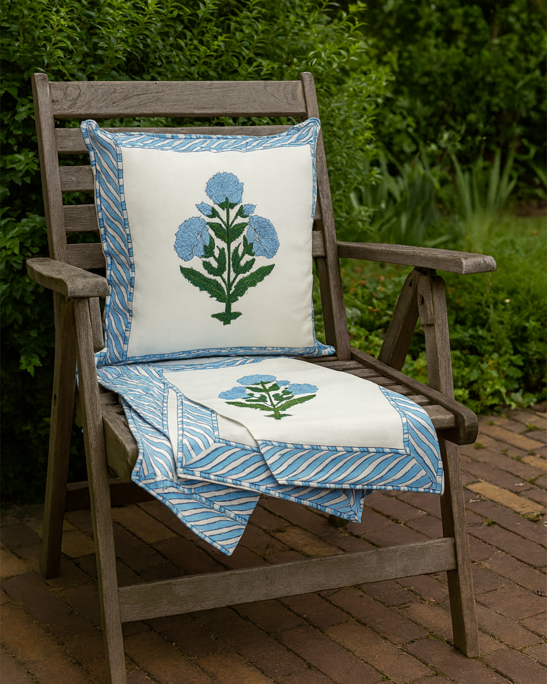 Handmade Printed Cushion Cover